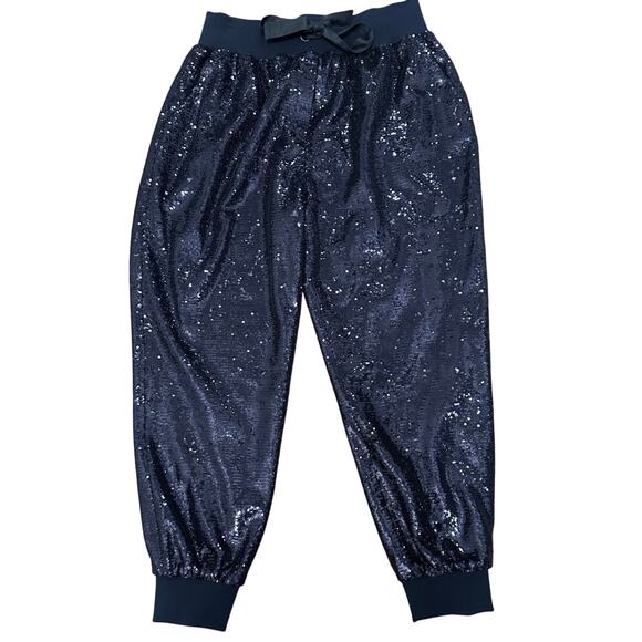 Cinq a Sept - Gorgeous SEQUIN GILES PANT -XL - NWT - Navy - Picture 2 of 10